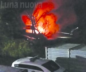 Bussoleno: in fiamme boschi e ambulanze