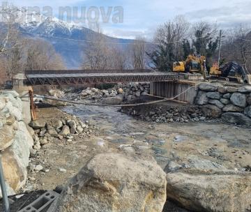 Mattie: il ponte delle Combe prende forma