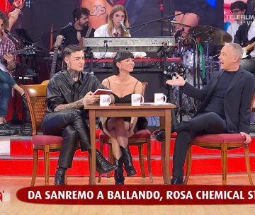 Gru d'oro 2025 a Rosa Chemical che "torna" a Sanremo