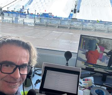 Villar Dora: Lorenzo Richetto, la voce olimpica nell&rsquo;arena freestyle