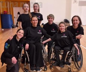 Buttigliera, Le allieve di Elena Bollati allo spettacolo delle paralimpiadi