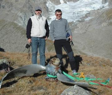 L&rsquo;elica del B-17 Usa vola in Savoia: il dono di Boschis diventer&agrave; una stele