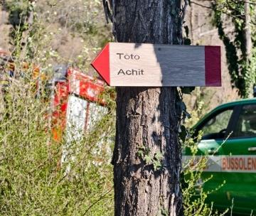 Borgone: incendio nei boschi tra Maometto e la borgata Toto