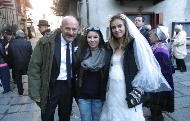 Bisio e la Smutniak, fiori d'arancio