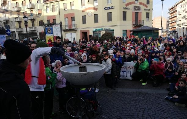 Partita dal Castello di Rivoli la fiaccola degli Special Olympics 