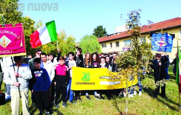 Rivoli, un albero per ricordare i caduti Filp e Pizzi
