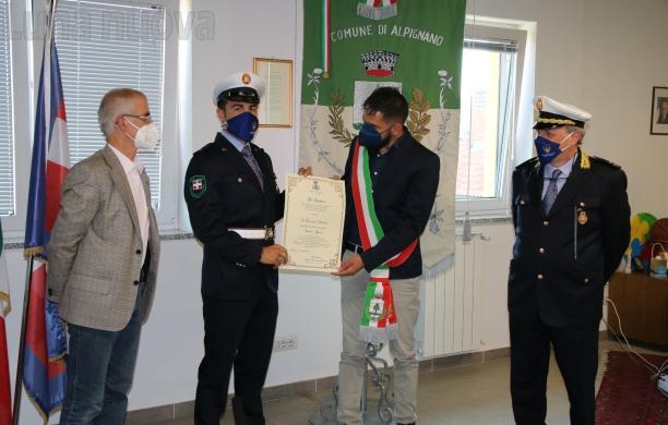 Alpignano, il grazie della Citt&agrave; all'ispettore "eroe"