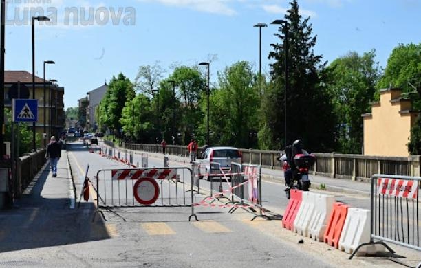 Alpignano, Ponte Nuovo a senso unico da venerd&igrave; notte