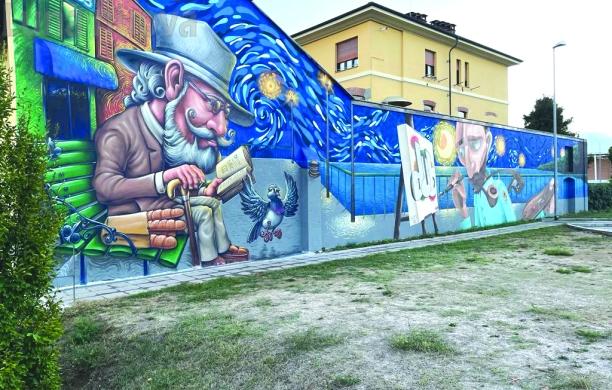Orbassano, Van Gogh e Kaninsky "rivisitati" dai writers
