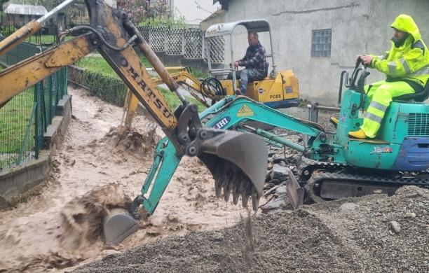 Venaus, il rio Croce semina fango e paura