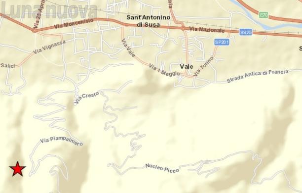 Lieve scossa di terremoto, epicentro a S.Antonino