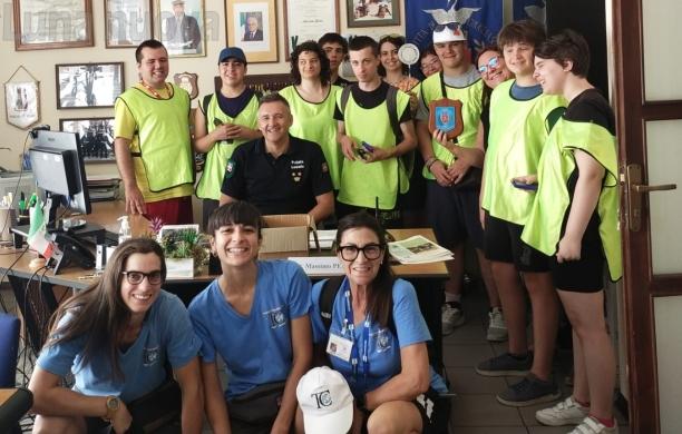Grugliasco, una visita speciale alla polizia locale