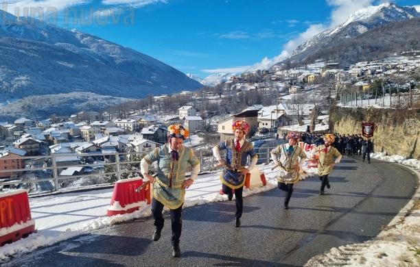 Giaglione, neve sulla spade di San Vincenzo
