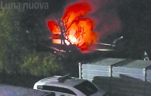 Bussoleno: in fiamme boschi e ambulanze