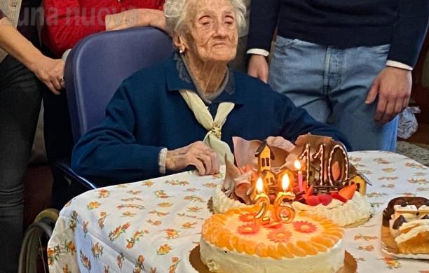 Condove, altro record per nonna Rina: &egrave; la pi&ugrave; longeva di tutto il Piemonte