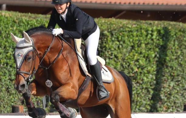 Ludovica Brun e la cavalla Voltige du Bisson