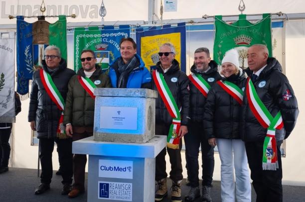 Sansicario: posata la prima pietra del Club Med