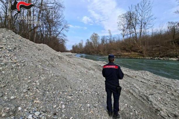 Caselette, lavori non autorizzati nella Dora: imprenditore denunciato